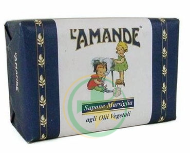 L'Amande Linea Marsiglia Sapone Solido Idratante Olio di Mandorle Dolci 200 g