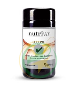 Nutriva Linea Equilibrio e Salute Gliceval Integratore 30 Compresse