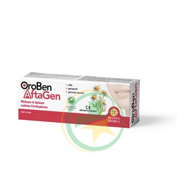 Planta Medica Linea Trattamento Afte OroBen AftaGen Gel Orale Lenitivo 15 ml