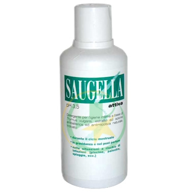 Saugella Linea Attiva Verde Dermoliquido Detergente Intimo Delicato 500 ml Offer