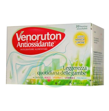 Venoruton Antiossidante Integratore 20 Buste Orosolubili