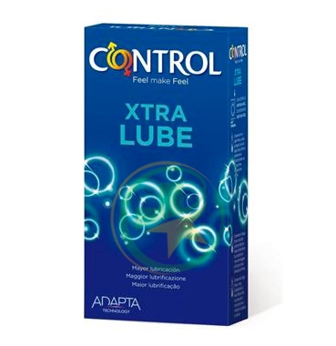 Control Linea Contraccezione Protezione 6 Profilattici Adapta Extra Lube