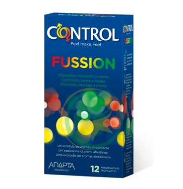 Control Linea Contraccezione Protezione 12 Profilattici Mix Adapta Fussion