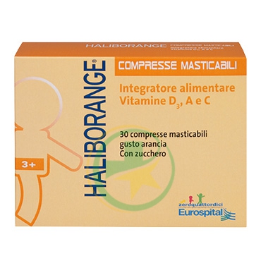 Eurospital Linea Vitamine Minerali Haliborange Integratore 30 Compresse Masticab