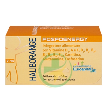 Eurospital Linea Vitamine Minerali Haliborange Fosfoenergy 10 Flaconcini 10 ml
