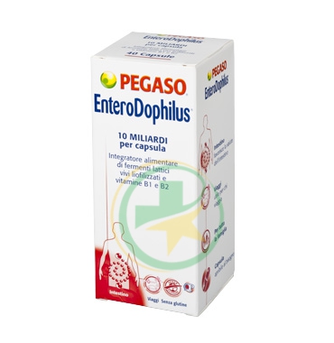 Pegaso Linea Intestino Sano EnteroDophilus Integratore Alimentare 40 Capsule