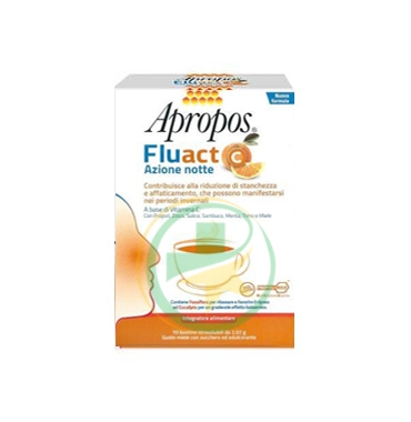 Apropos Linea Difese Immunitarie Fluact C Azione Notte Rilassante 10 Buste