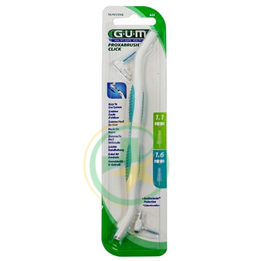 GUM Linea Igiene Dentale Quotidiana Proxabrush 605 Manico Scovolino in Plastica