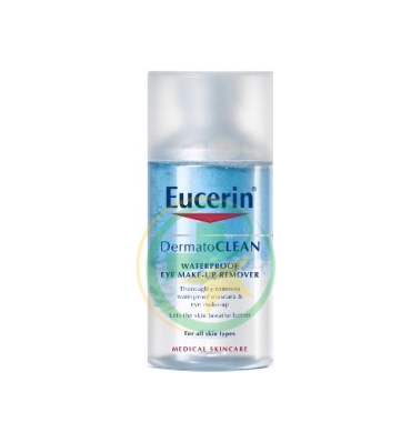 Eucerin Linea DermatoCLEAN Lozione Bifasica Struccante Occhi Delicata 125 ml