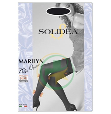 Solidea Linea Preventiva Marilyn Calza Autoreggente 70 Den Opaque 3-ML Fumo