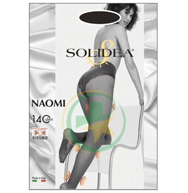 Solidea Linea Preventiva Naomi Collant 140 Den Compressione Graduata 1-S Moka