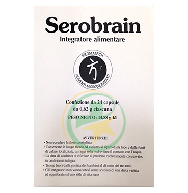 Bromatech Linea Benessere Energia Serobrain Integratore Alimentare 24 Capsule