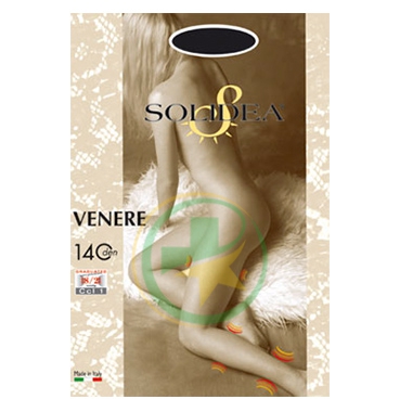 Solidea Linea Preventiva Venere Collant 140 Denari Graduato 4-L Nero