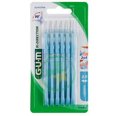 GUM Linea Igiene Dentale Quotidiana Bidirection 2614 Scovolino Fine