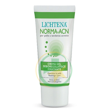 Lichtena NORMA ACN Crema Gel Seboregolatrice Idratante Opacizzante 40 ml