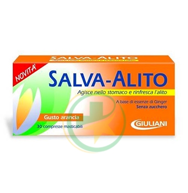 Giuliani Linea Digestione Sana Salva-Alito 30 Compresse Rinfrescanti Arancia