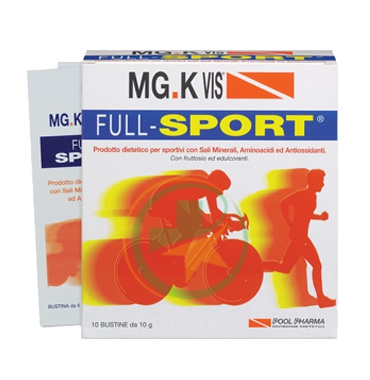 MGK VIS Linea Integrazione Sportivi Full Sport Integratore 10 Buste da 10 g