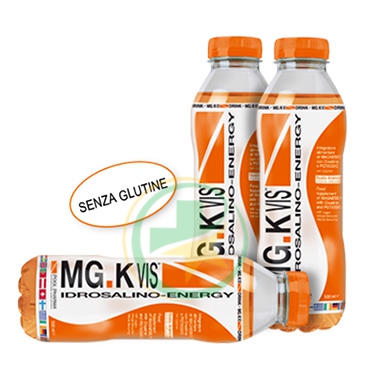 MGK VIS Linea Sali Minerali Energy Drink Arancia Integratore Alimentare 500 ml