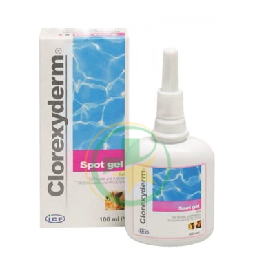 ICF Farmaceutici Linea Animali Domestici Clorexyderm Spot Gel Cani Gatti 100 ml