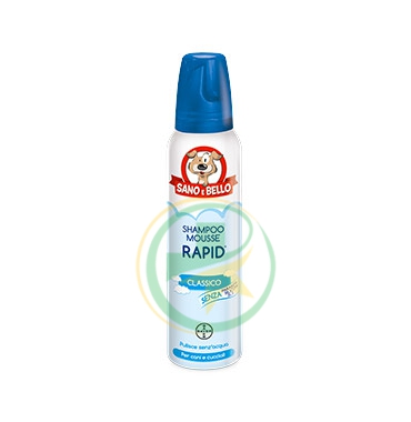 Bayer Pet Linea Animali Domestici Sano e Bello Cani Rapid Shampoo Secco 300 ml