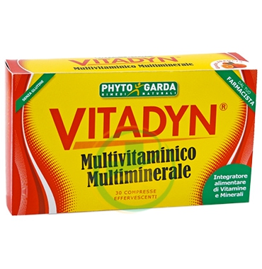 Phyto Garda Linea Vitamine Vitadyn Multivitaminico 30 Compresse Effervescenti