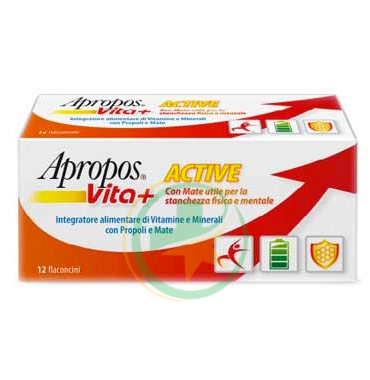 Apropos Vita+ Active Integratore Alimentare 12 Flaconcini