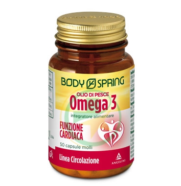 Body Spring Linea Colesterolo Olio di Pesce Omega3 Integratore 50 Capsule