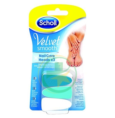 Scholl Linea Nail Care Velvet Smooth Lime di Ricambio Kit Elettronico Levigante