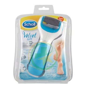 Scholl Linea Pedicure Professionale Velvet Soft Roll Levigante Ammorbidente Blu