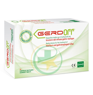 Gerdoff Trattamento per il Reflusso Gastroesofageo 20 Compresse