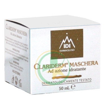 IDI Farmaceutici Linea Cosmetica Clariderm Maschera Idratante Ac. Glicolico 50ml