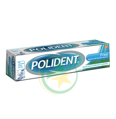 Polident Free Crema Adesiva Protettiva per Protesi Dentali 40 g