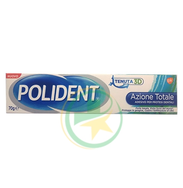 Polident Linea Protesi Dentali Azione Totale Crema Adesiva Tenuta 3D 70 g