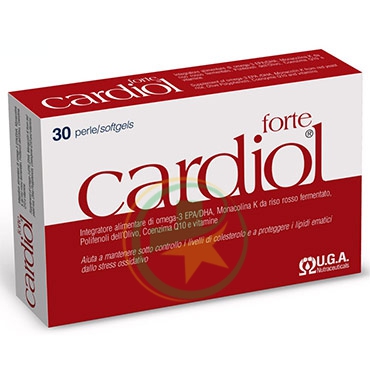 UGA Nutraceuticals Linea Salute del Cuore Cardiol Forte Integratore 30 Capsule