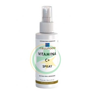 Cellfood Linea Vitamine Minerali Vitamina C Spray Integratore Alimentare 118 ml