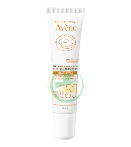 Avene Linea Solare Pelli Intolleranti SPF50+ Crema Minerale Filtri Fisici 15 ml