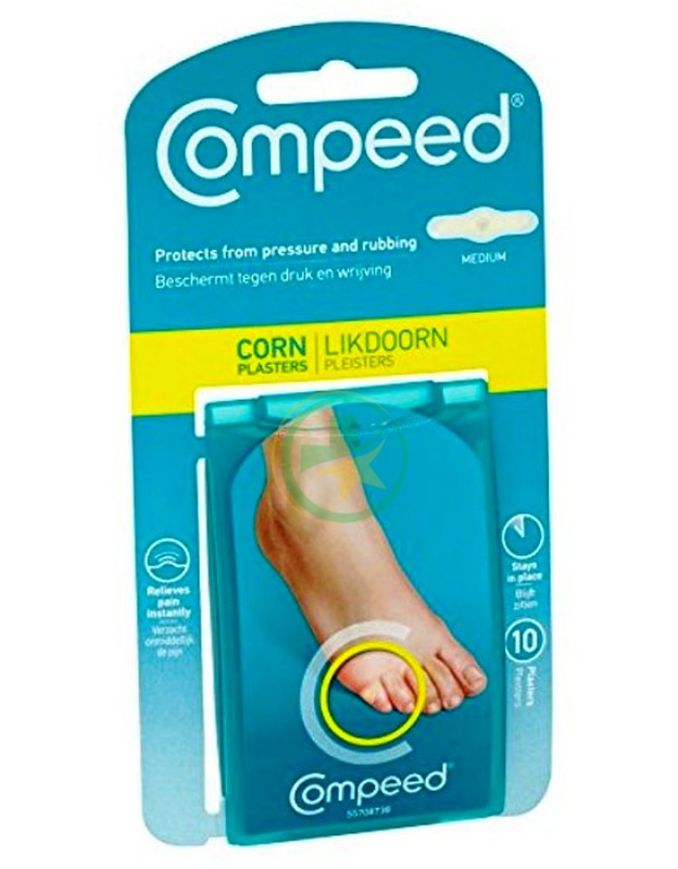 Compeed Linea Cura delle Mani e dei Piedi 10 Cerotti Medi per Calli