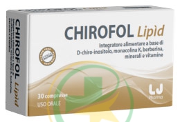 LJ Pharma Linea Controllo del Peso Chirofol Lipid Integratore 30 Compresse