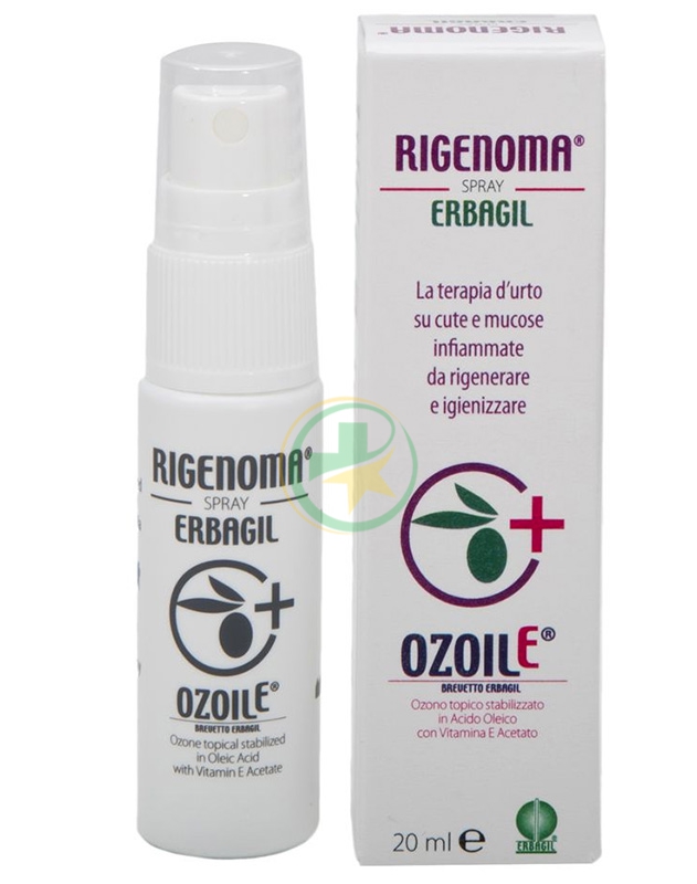 Erbagil Linea Dispositivi Medici OzoilE Rigenoma Spray Lenitivo Rigenerante 20ml