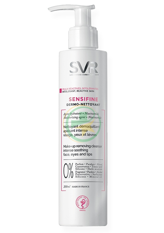 SVR Linea Sensifine Pelle Intollerante Allergica DermoNettoyant Detergente 200ml