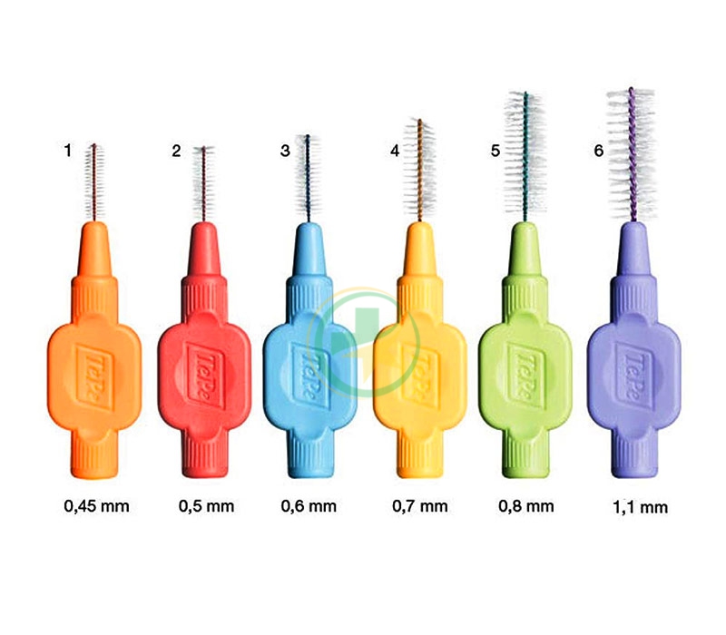 TePe Linea Cura Dentale 6 Scovolini Interdentali Extra Soft Giallo 0,7 mm