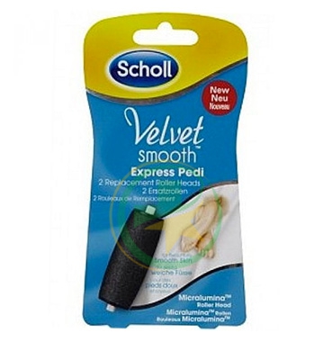 Scholl Linea Pedicure Professionale Velvet Ex Roll Confezione da 2 Ricambi