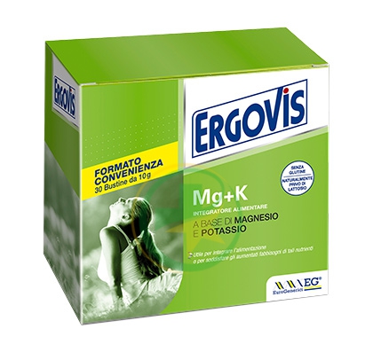 EG Farmaceutici Linea Vitamine Minerali Ergovis Mg+K Integratore 20 Buste