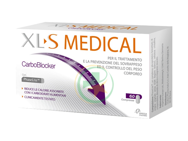 XLS Medical Linea Controllo del Peso CarboBlocker Integratore 60 Compresse