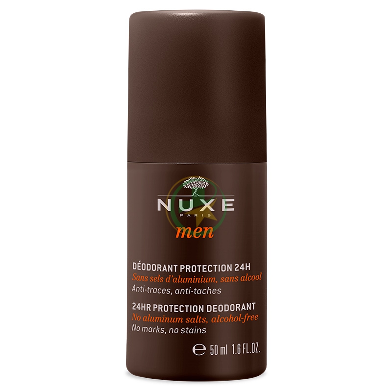 Nuxe Men Deodorant Deodorante Uomo Protezione 24H Anti-macchia Roll-on 50 ml