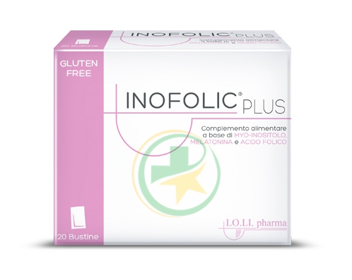 Lo.Li.Pharma Linea Gravidanza Inofolic Plus Integratore Acido Folico 20 Buste