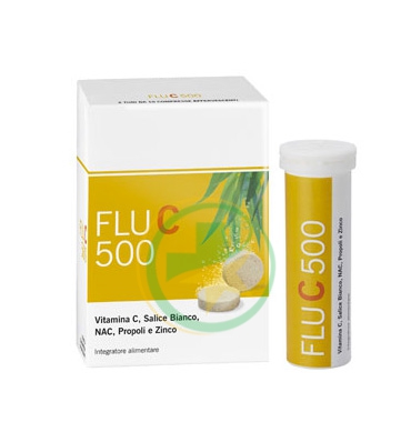 FLU C 500 Integratore Alimentare 20 Compresse Effervescenti