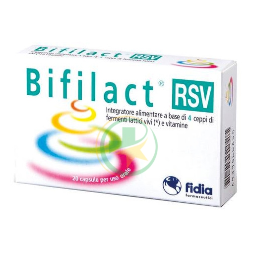 Bifilact RSV Integratore di Fermenti Lattici e Vitamine del Gruppo B 30 Capsule