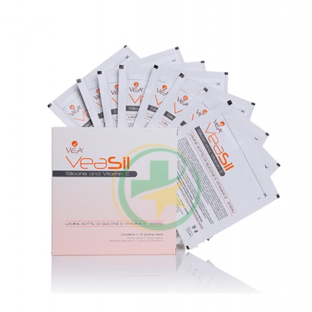 VEA Linea Pelli Sensibili Sil 8 Lamine Silicone Vitamina E Lenitive Protettive