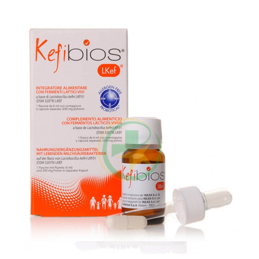 Kefibios Linea Intestino Sano Integratore Alimentare Fermenti Lattici Vivi 6 ml